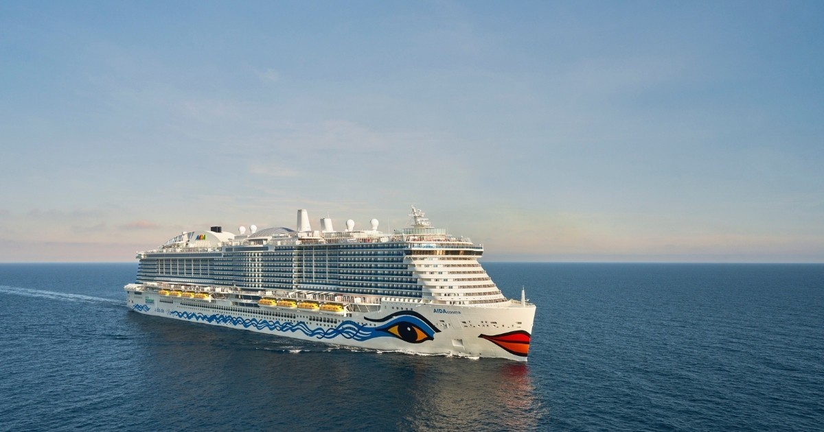 AIDA Schiff auf dem Meer als Traumstart um 12 Teaser