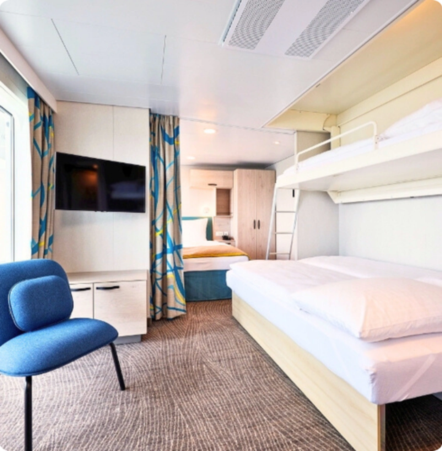 Mein Schiff Familienkabine Außen