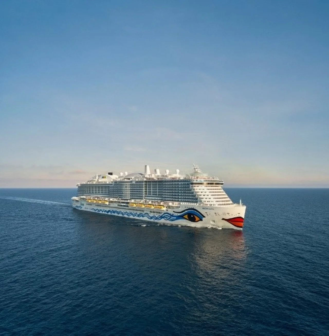 AIDA auf dem Meer