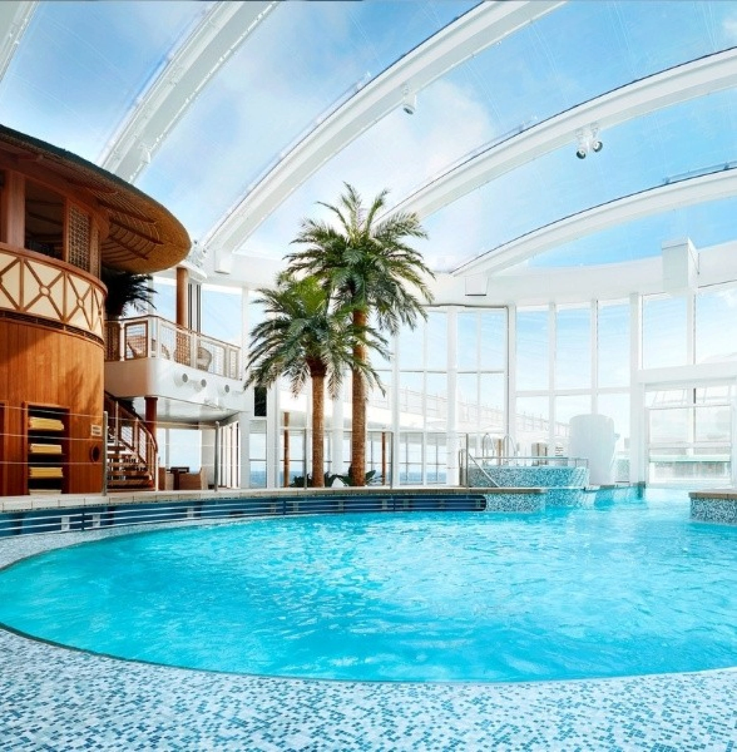 Beach Club auf AIDA Schiff