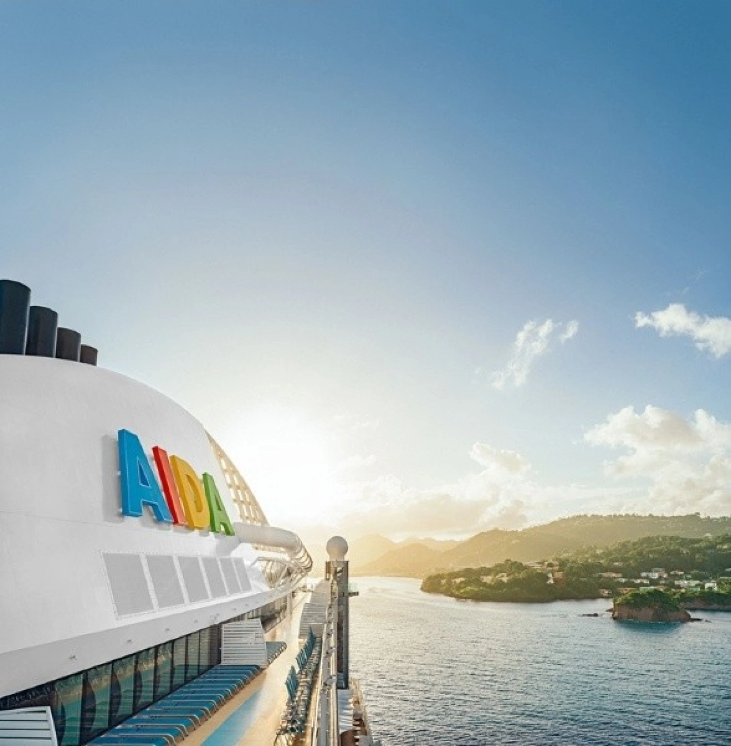 AIDA Logo auf Schiff