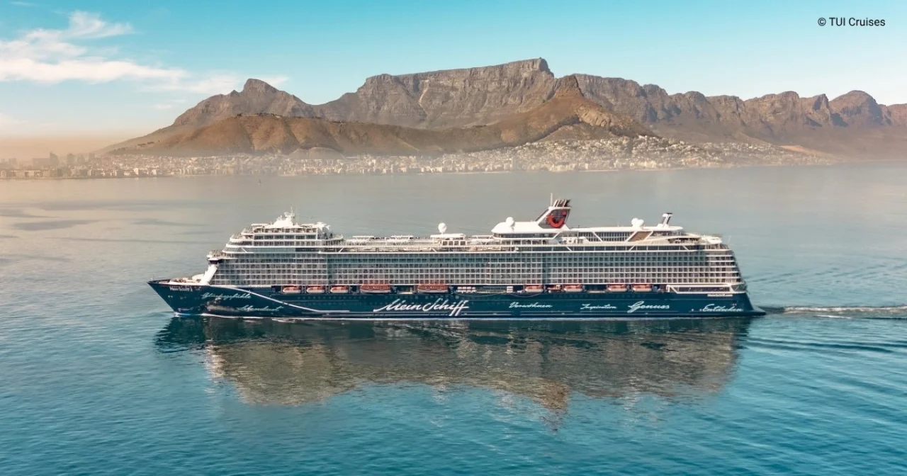 Mein Schiff in Kaptstadt im Winter 2026 2027