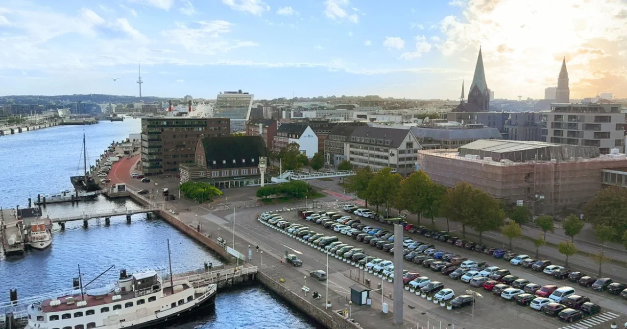 Kreuzfahrthafen Kiel mit Parkmöglichkeiten