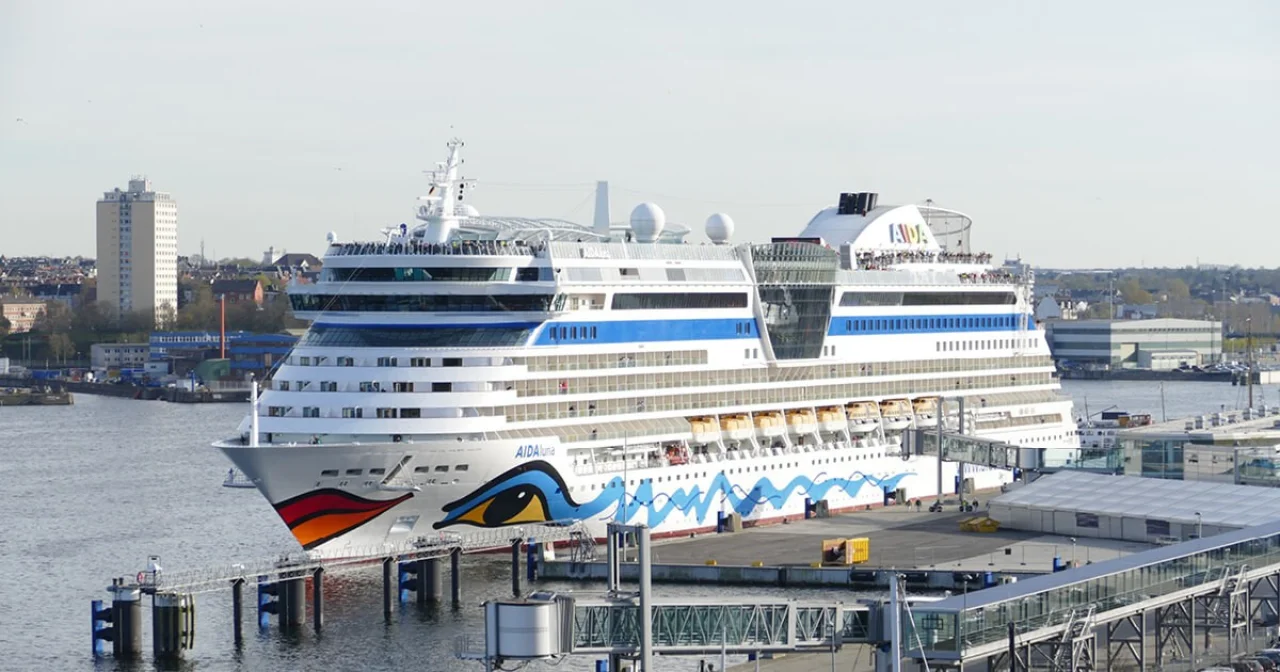 AIDA Schiff in Kiel
