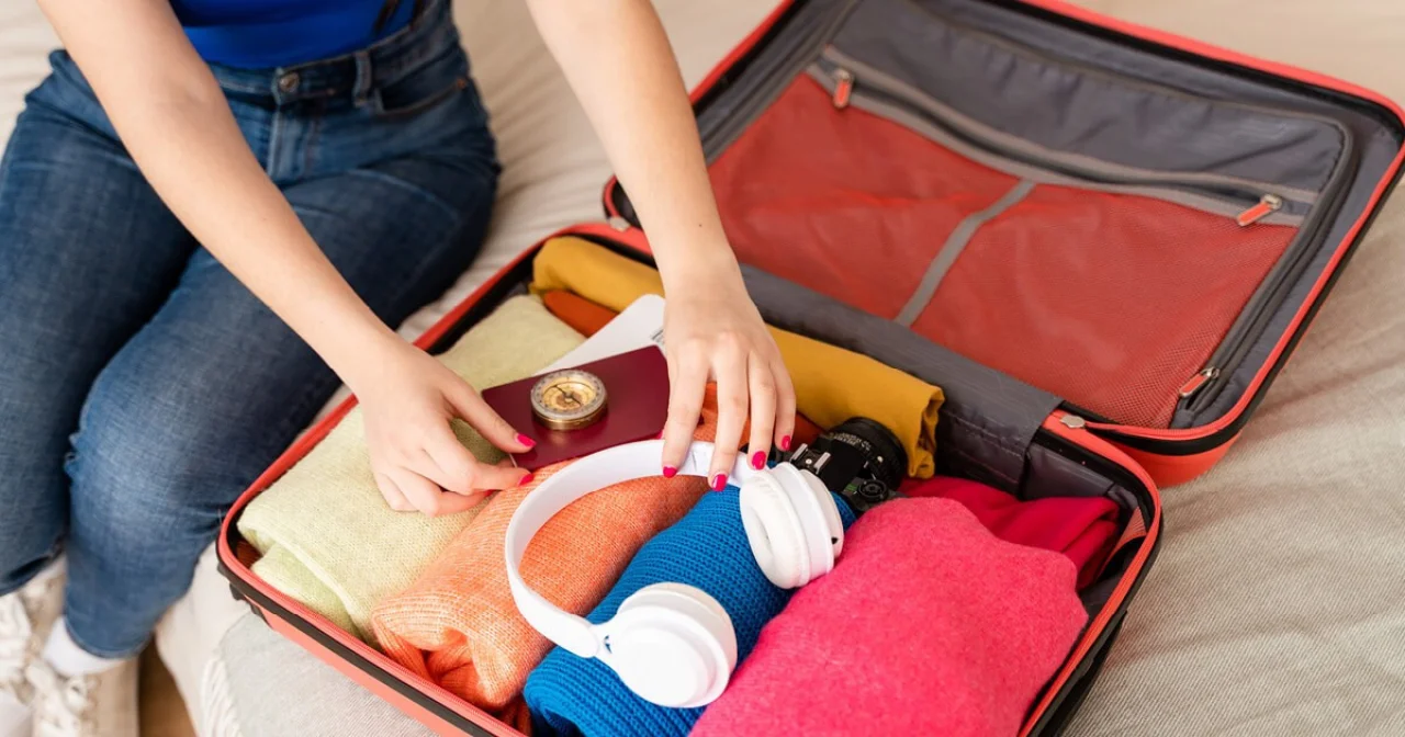 Kofferpacken vor Urlaubsreise