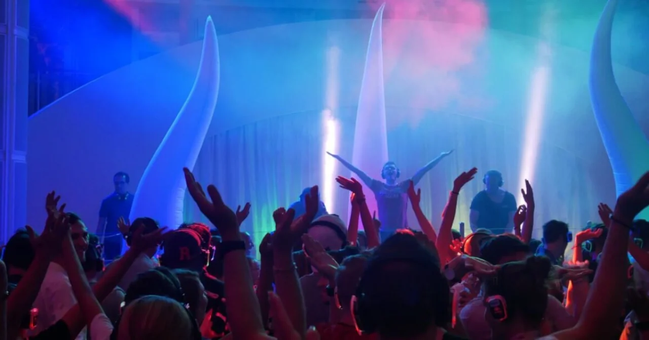 Silent Party im AIDA Beach Club
