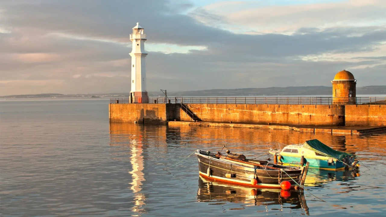 Hafenbild Newhaven, Scotland