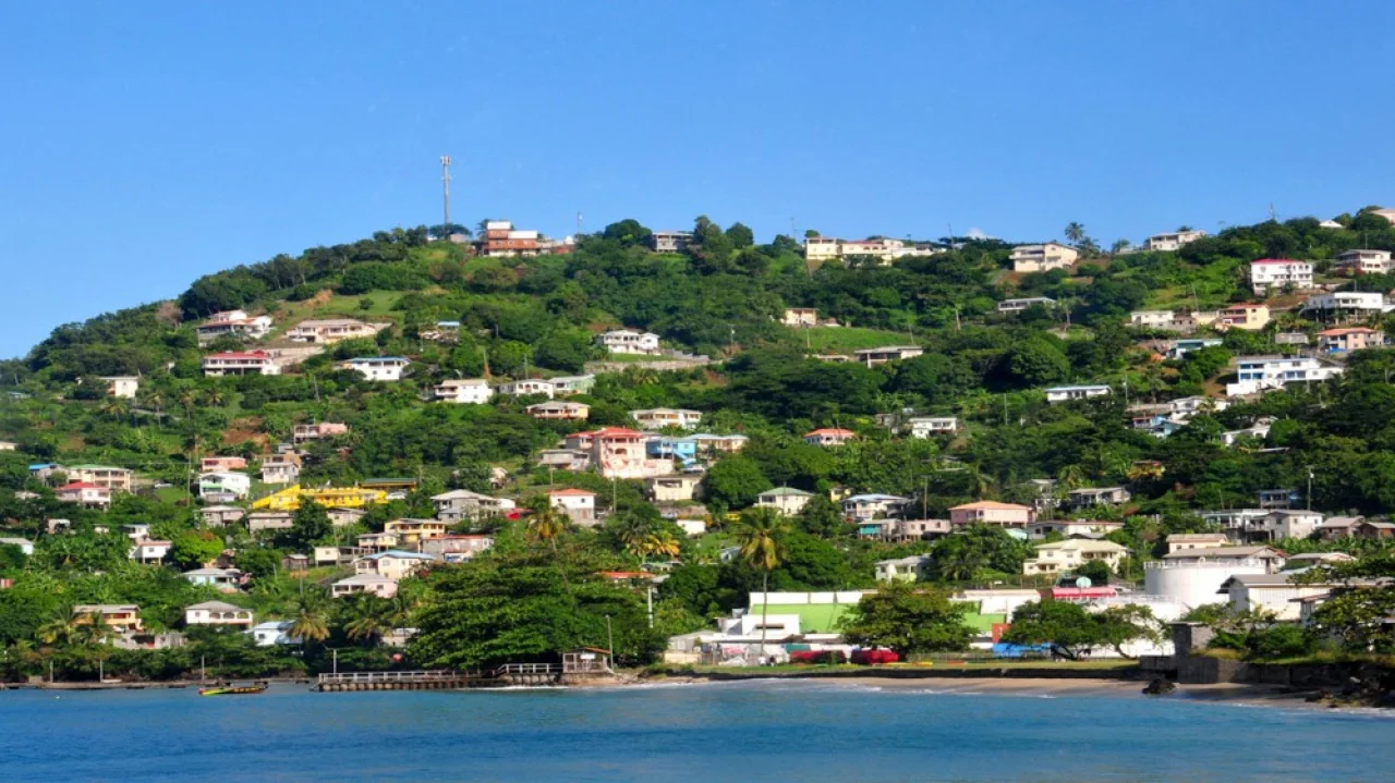 Hafenbild St. George's (Grenada)
