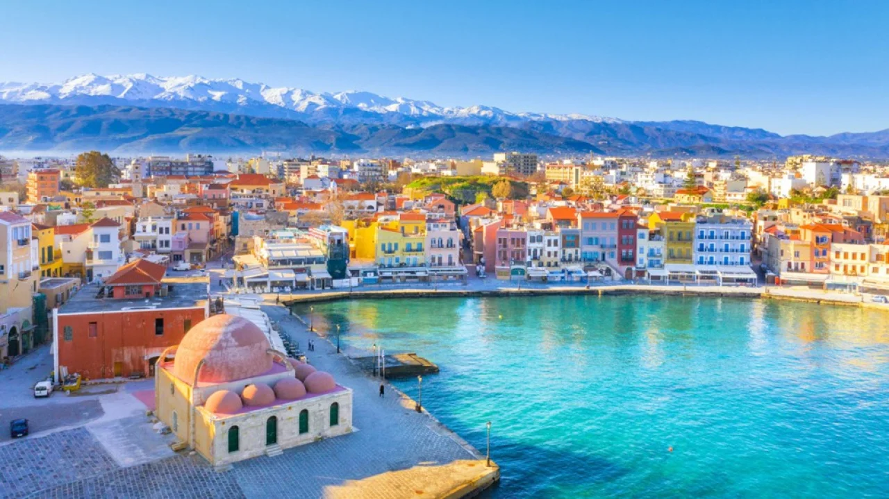 Hafenbild Souda (Chania, Kreta)