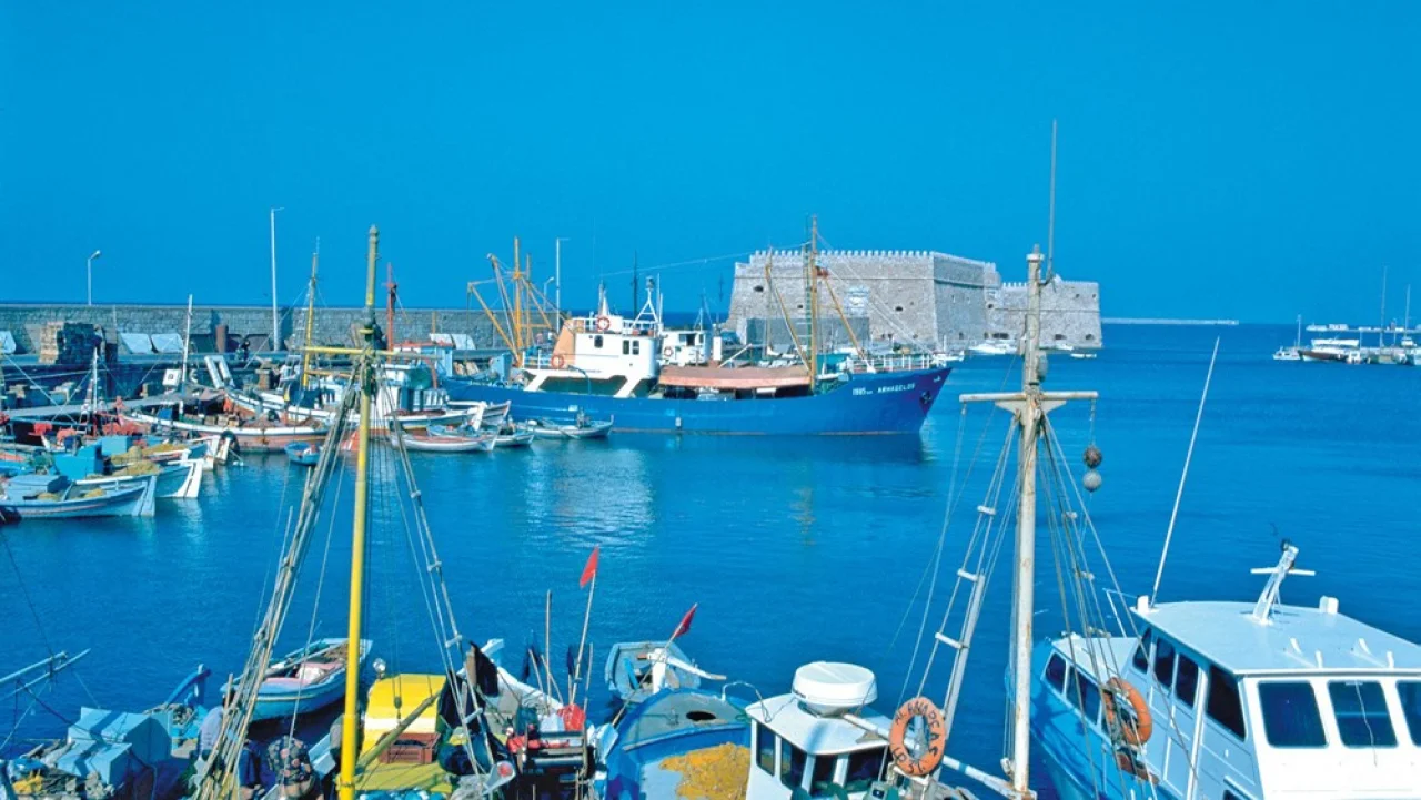 Hafenbild Heraklion (Kreta)