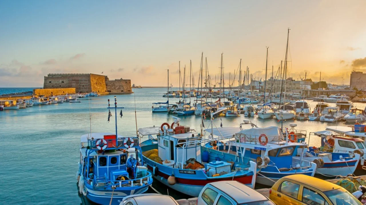 Hafenbild Heraklion (Kreta)