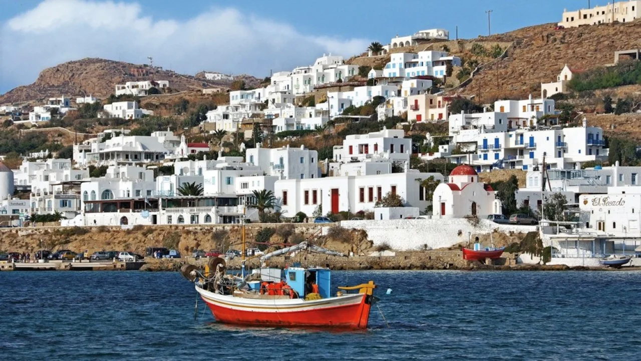 Hafenbild Mykonos