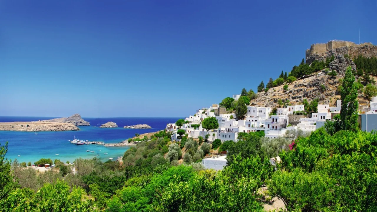 Hafenbild Rhodos Stadt (Rhodos)