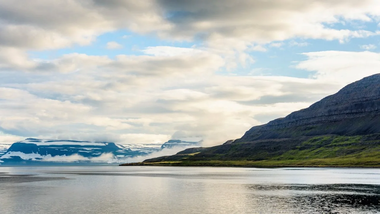 Hafenbild Isafjord (Island)
