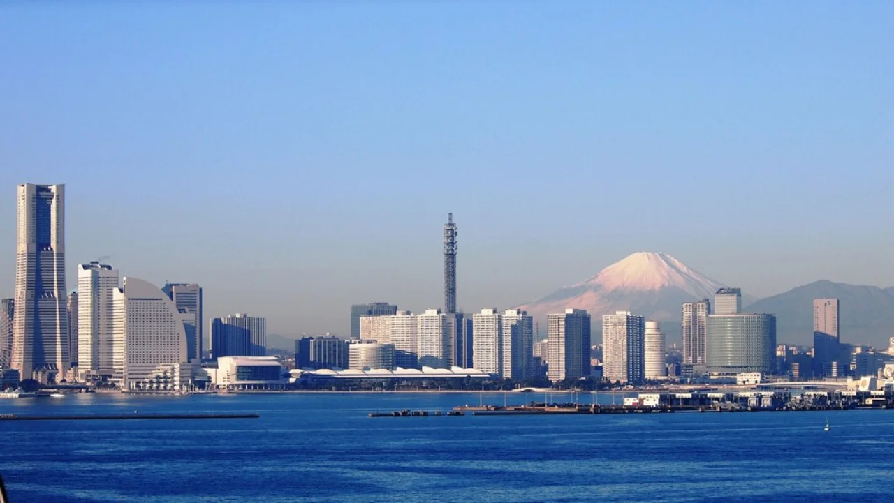 Hafenbild Yokohama (Tokio)