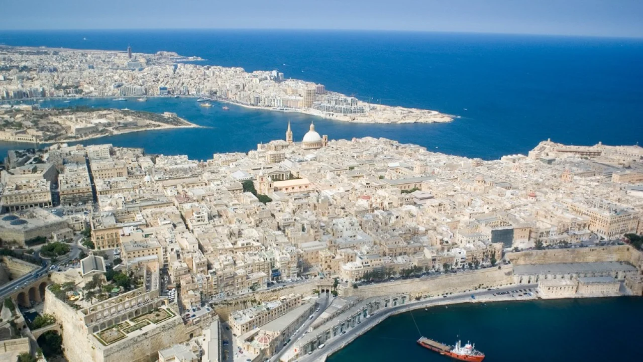 Hafenbild Valletta (Malta)