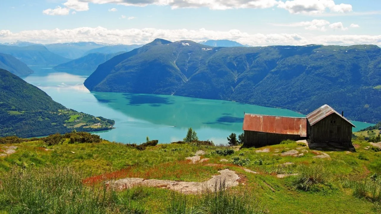 Hafenbild Skjolden