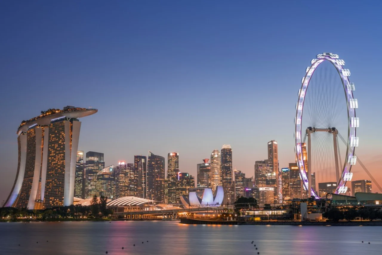 Hafenbild Singapur