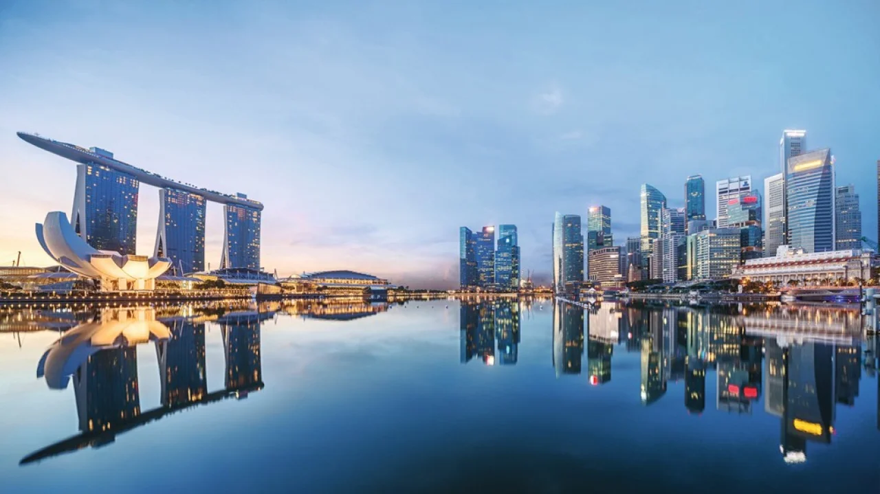 Hafenbild Singapur