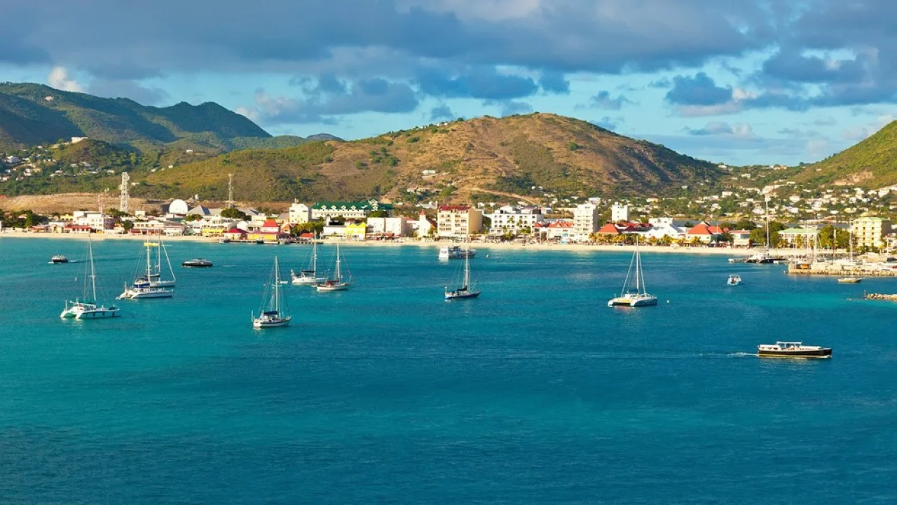 Hafenbild Philipsburg (St. Maarten)