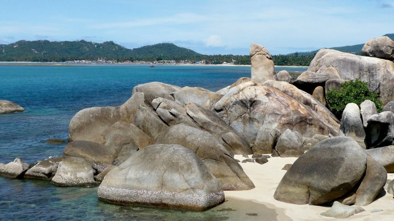 Hafenbild Koh Samui