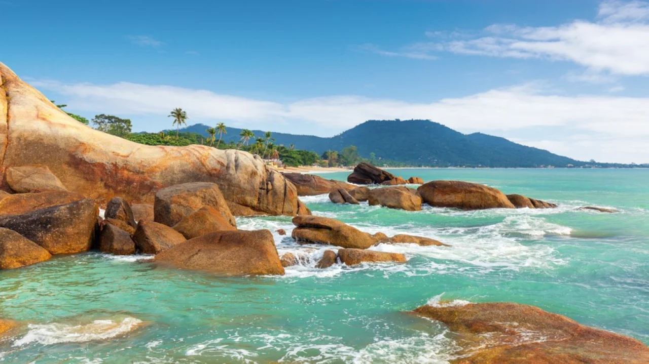 Hafenbild Koh Samui