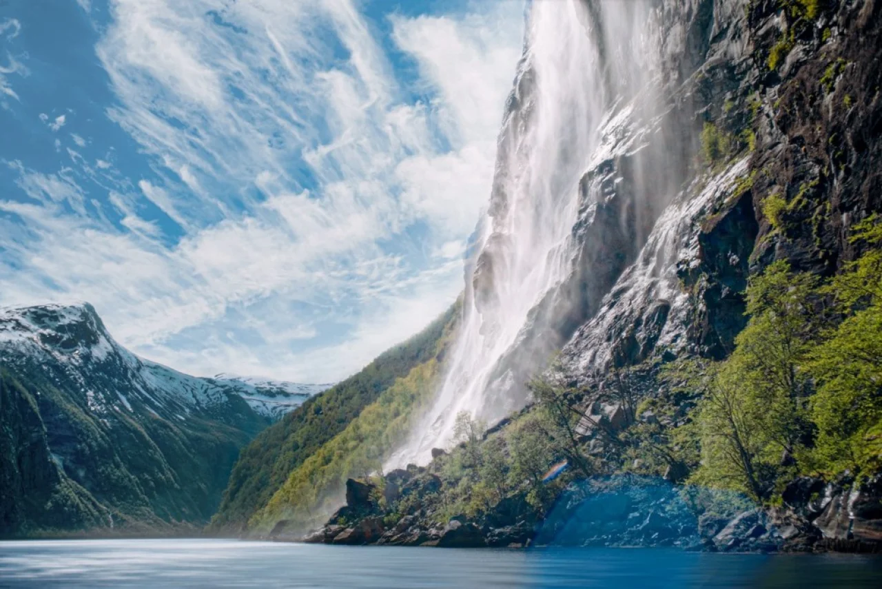 Hafenbild Geirangerfjord-Passage
