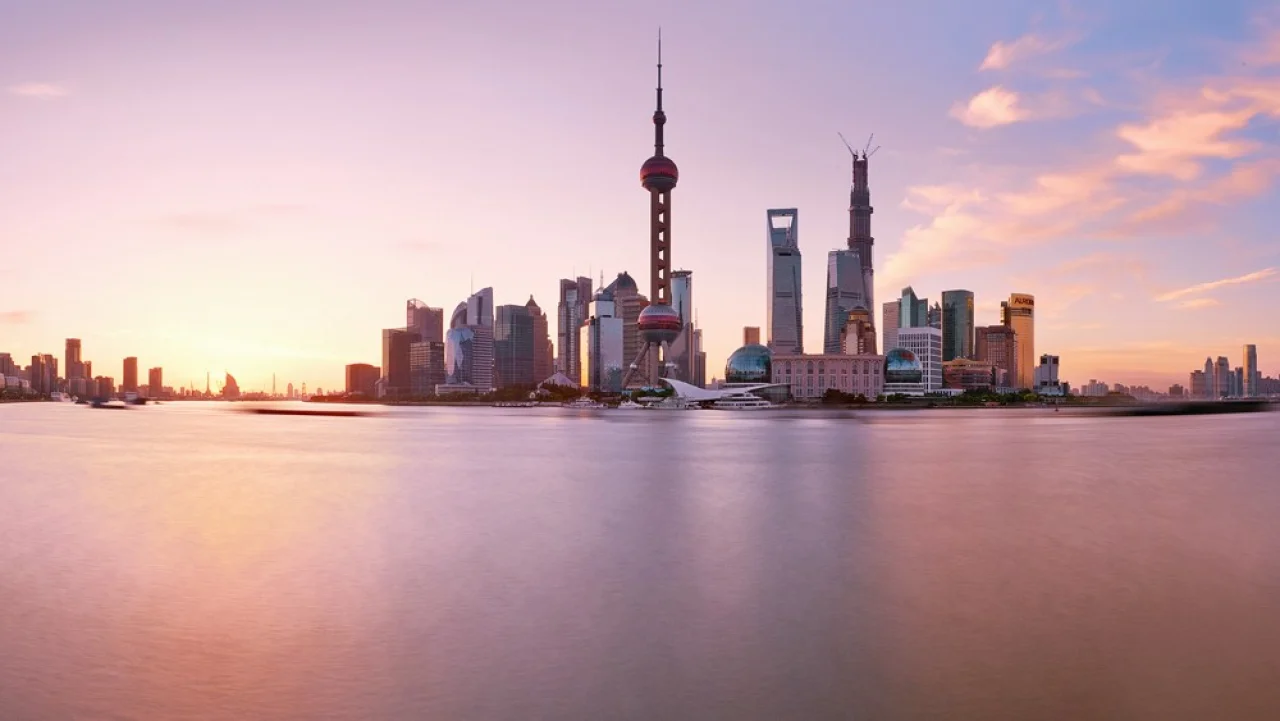 Hafenbild Shanghai