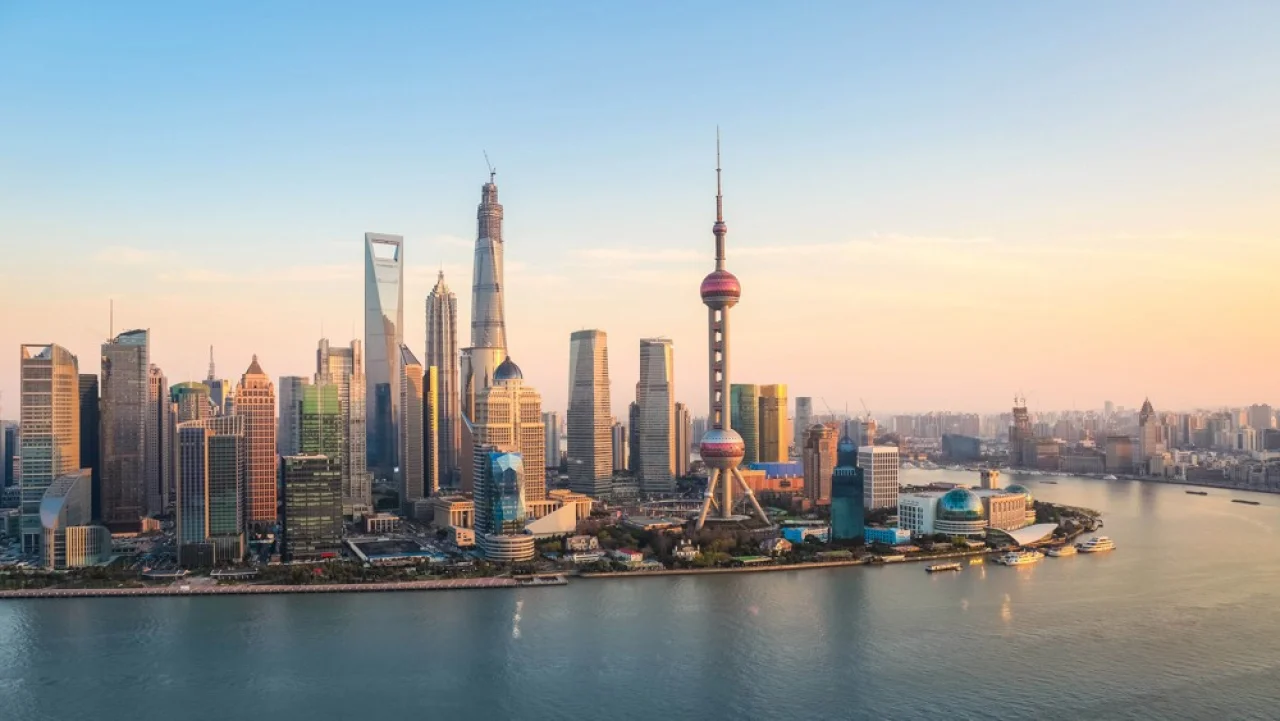 Hafenbild Shanghai