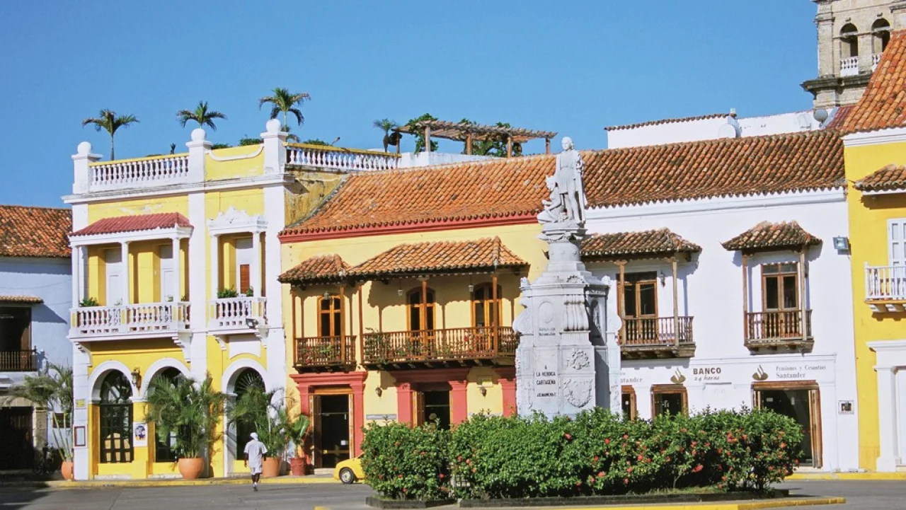Hafenbild Cartagena (Kolumbien)