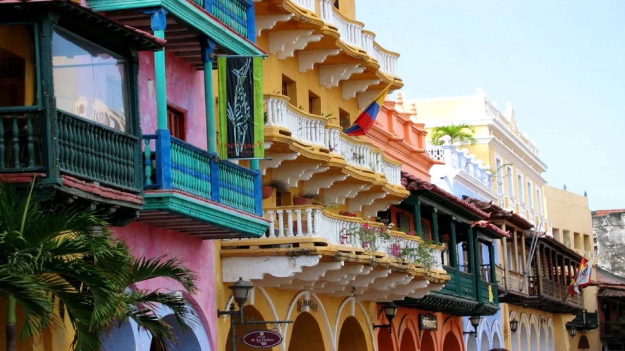 Hafenbild Cartagena (Kolumbien)