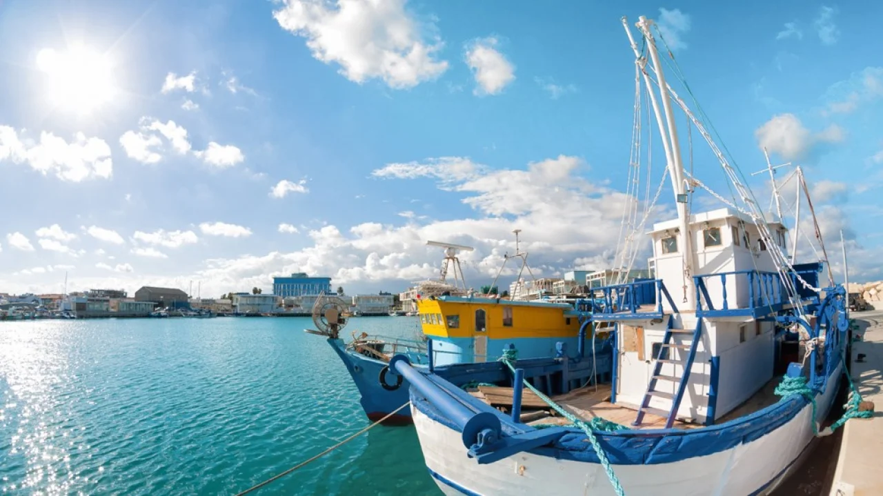 Hafenbild Limassol (Zypern)
