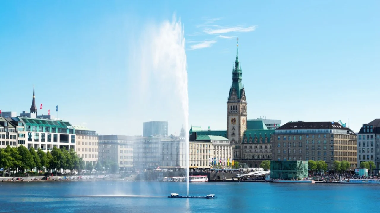 Hafenbild Hamburg